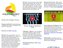 Tablet Screenshot of macramecords.com